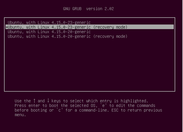 linux-gjest-ubuntu-avanserte alternativer