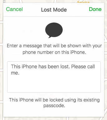 find-my-iphone-set-lost-mode-message