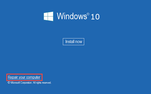 käynnistys-Windows-10-vikasietotila-korjaa tietokoneesi