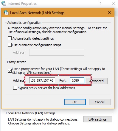 Ny proxyserver i LAN
