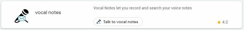 Google Assistant Productivity Vocal Notes