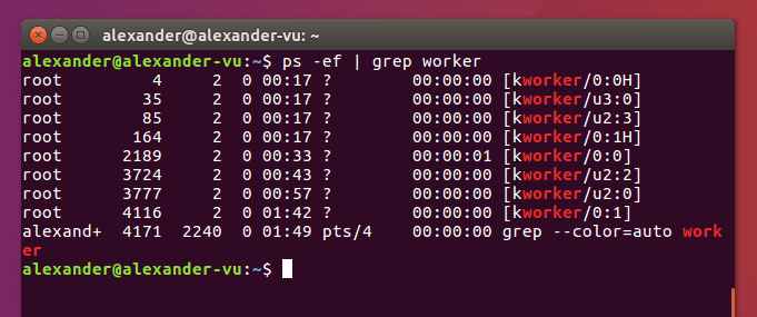 Använd Ps On Linux Grep