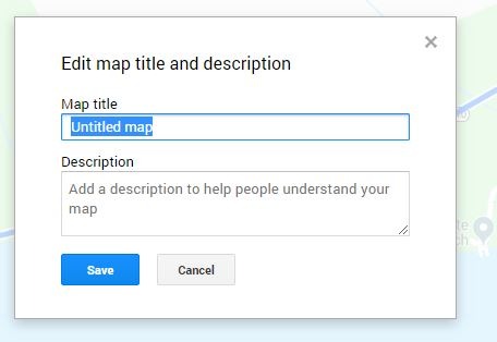 Google Map Pins Gi nytt navn til tilpasset kart