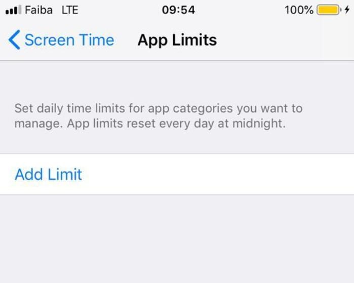 Lås appar Iphone-inställningar Skärmtid Appgränser