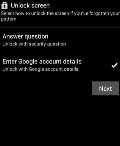Avaa Android 4 -kohdan 4 avaus