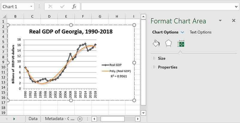 Excel Trendlines Polynom