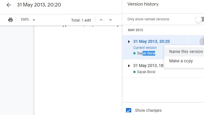 Versio muuttaa Google Drive -asiakirjoja