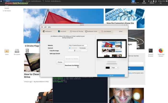 Paras Linux-taustakuva-vaihtajan seinä-live-sivusto
