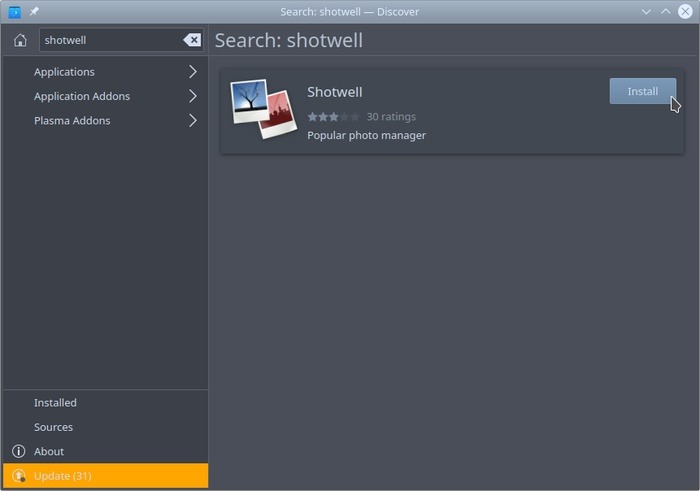Paras Linux-taustakuvanvaihtaja Shotwell -asennus