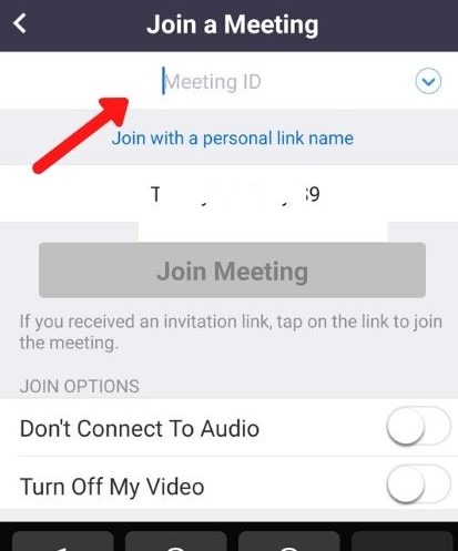 Delta på zoom-samtaler Bli med på Meeting Mobile