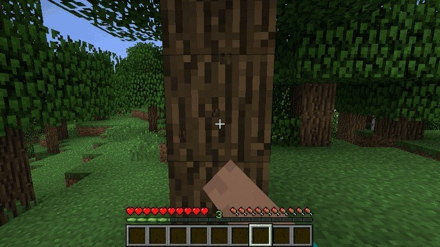 Minecraft Tips Nye spillere Punch Tree