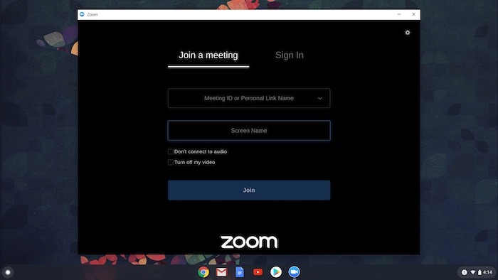 Käytä Zoomaa Chromebook Zoom -kirjautumista
