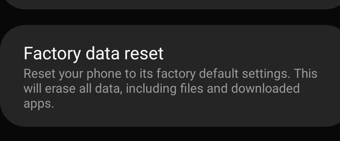 Android Factory Reset-alternativ