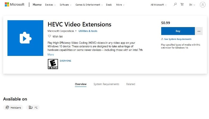 Hevc Extension Official