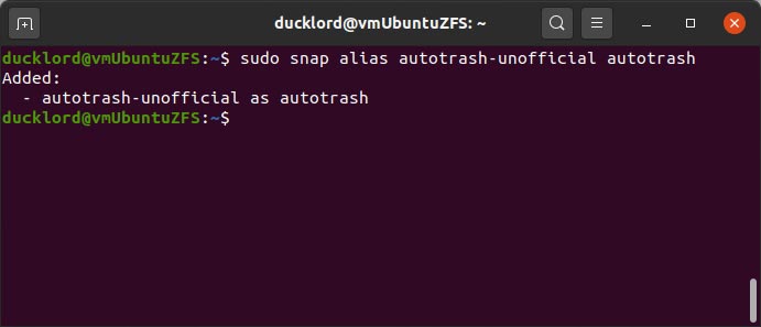Håll Ubuntu ren med Autotrash Snap Alias