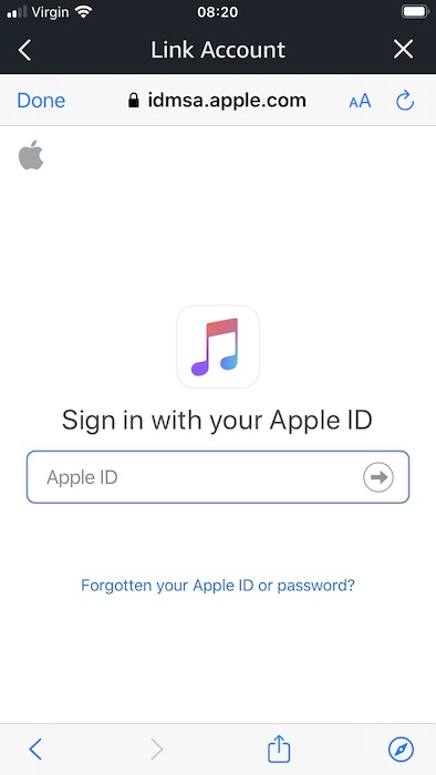 Kirjaudu pyydettäessä sisään Apple ID: lläsi. 