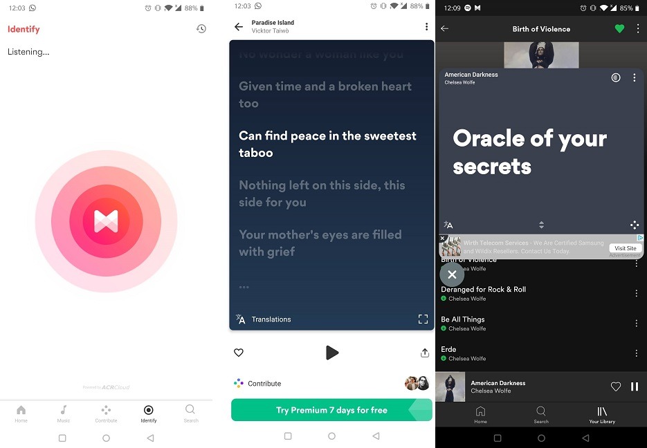 Top Apps Identifying Music Musixmatch