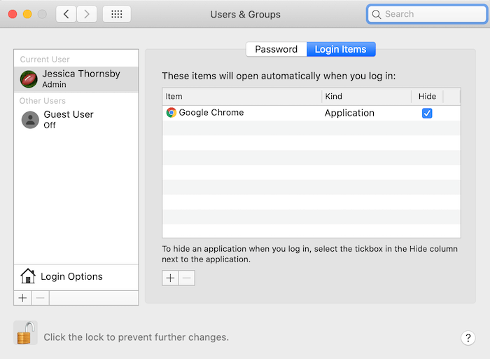 Du kan lägga till GIFPaper animerade tapetapplikation till din Macs startlista. 