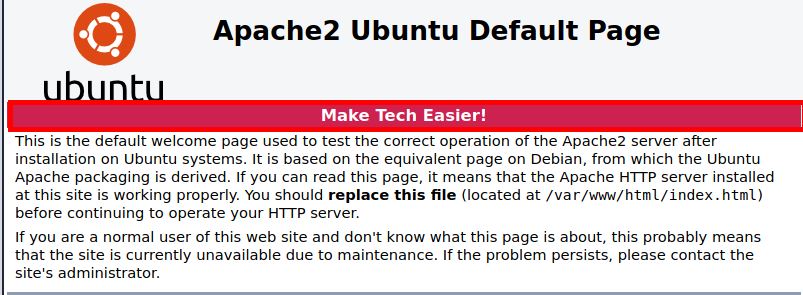 Web-palvelimen Ubuntu Muokkaa oletusta