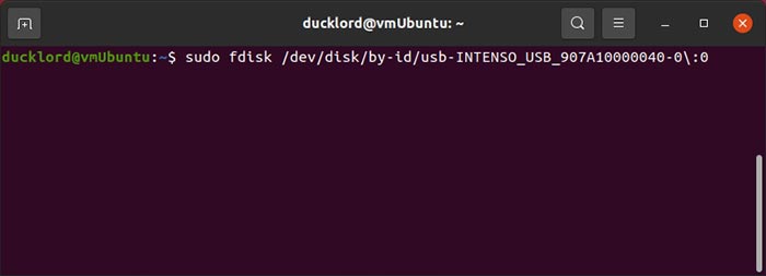 Korjaa USB Linuxissa Suorita Fdisk On Disk