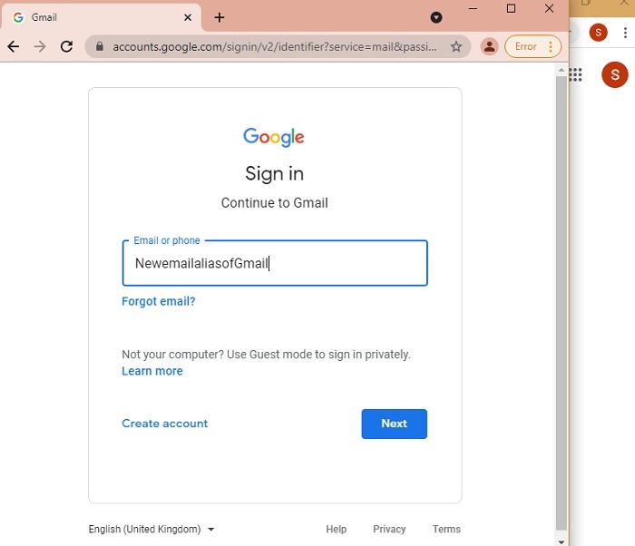 Gmail Flere administrere nettleserprofil Chrome Gmail