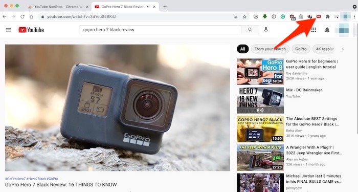 Inaktivera Youtube-video pausad Youtube-video