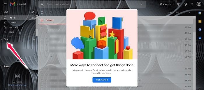 Kuinka aktivoida Google Chat Gmail Desktop Welcome to Chat