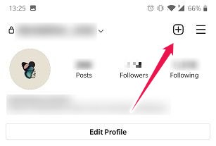 Linkin lisääminen Instagram Story Plus -painike