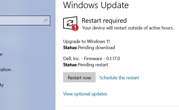 Windows11 Palauta Windows10 -päivitys Win11 -versioon