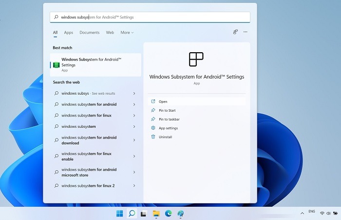 Google Play Windows11 Windows-undersystem Android installert