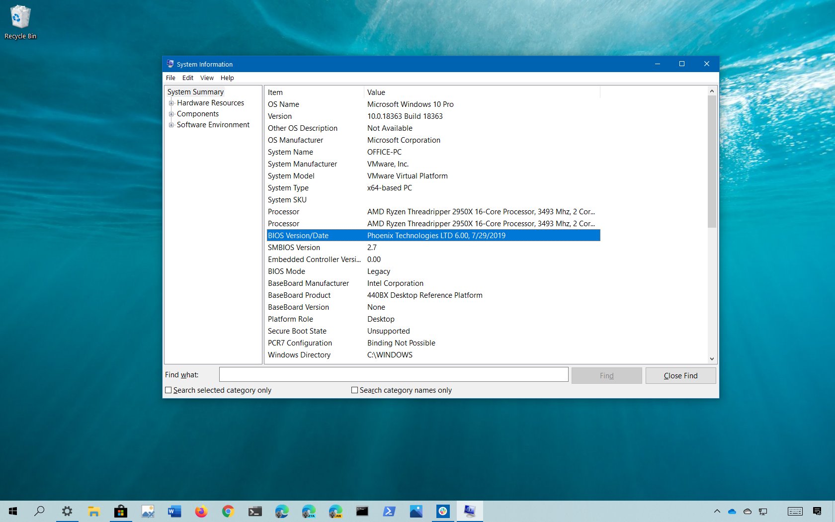 Kuinka tarkistaa tietokoneesi BIOS-versio Windows 10:ssä