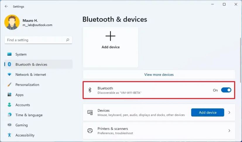 Ota Bluetooth käyttöön