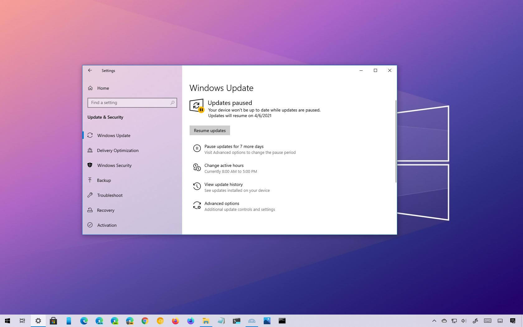 Päivitysten poistaminen käytöstä Windows 10 Prossa ja Homessa