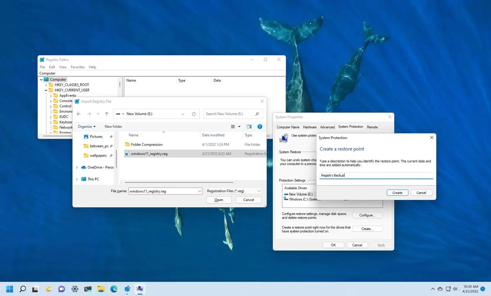 Hur man säkerhetskopierar registret i Windows 11