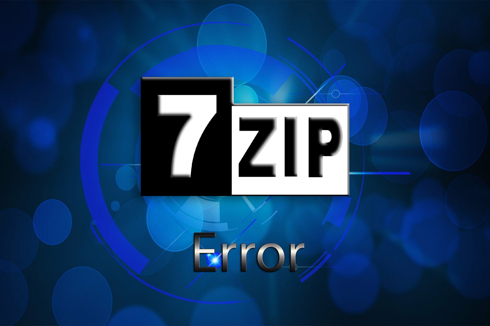 Fixa 7-Zip Ej implementerat fel