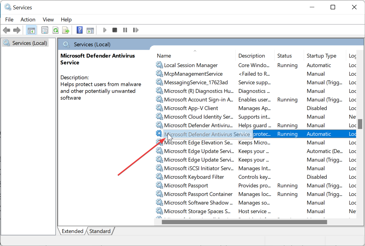 Microsoft antivirus windows 11 väliaikainen tiedosto