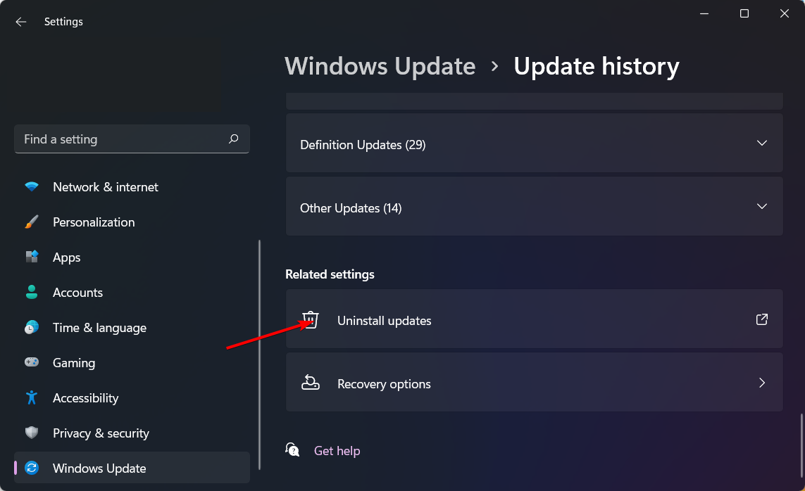 uninstall-updates-w11 computer-recognize-unifying-receiver-logitech