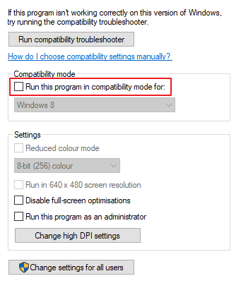 kompatibilitetsläge Windows 10 blå Yeti-mikrofon inte igenkänd