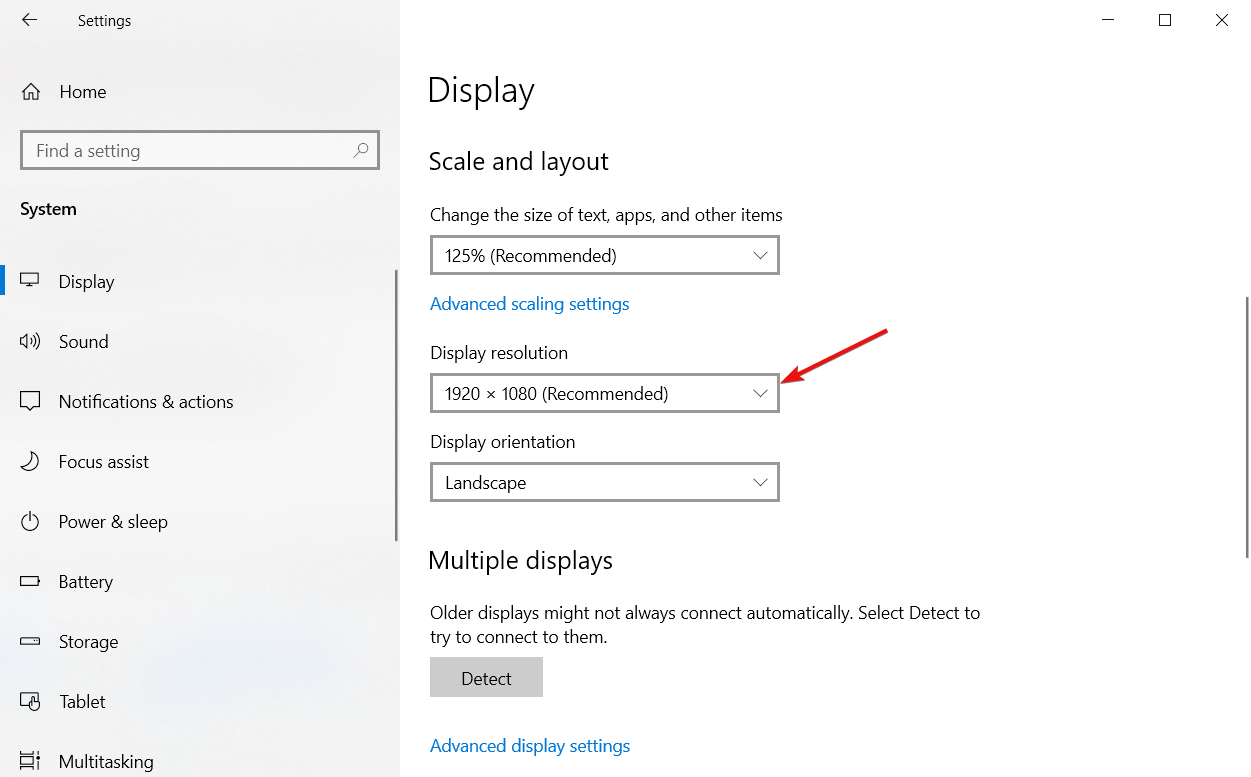 Fix: Skärmupplösningen ändras av sig själv i Windows 10