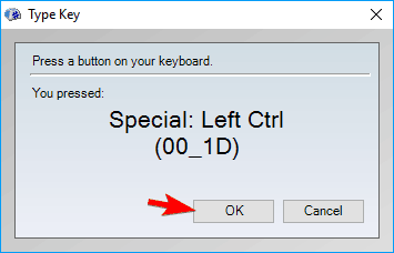 skrive nøkkelbekreftelse deaktiver Windows-tasten