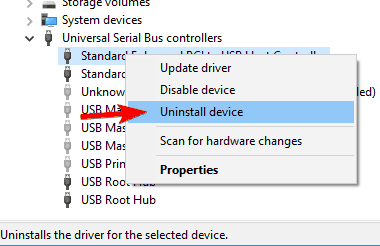 Poista laite turvallisesti -kuvake ei näytä laitteita, poista piilotetun USB-massamuistin asennus
