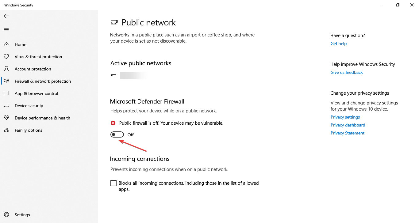 Windows Defender-brannmur reparerer ikke Windows Live-post.  Serveren din har uventet avsluttet tilkoblingen.