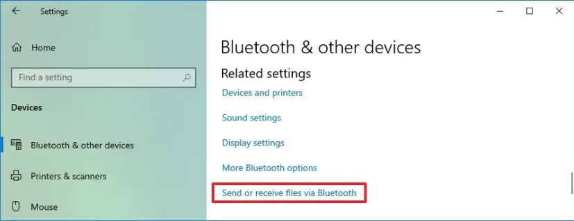 Skicka eller ta emot filer via Bluetooth