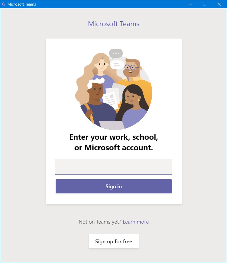 Oppsett av Microsoft Teams