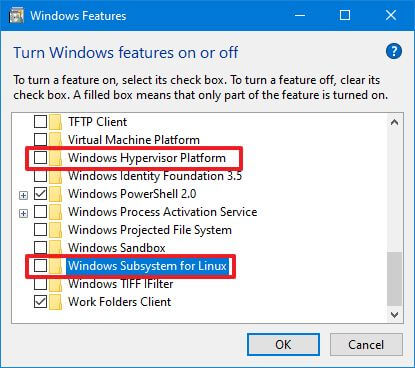Windows 10 avinstaller WSL2 