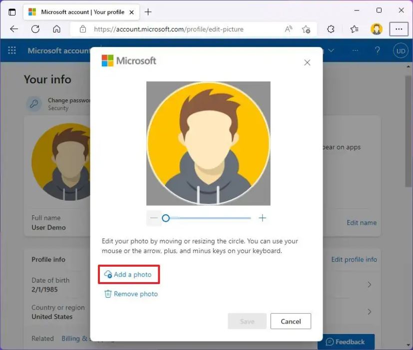 Windows 11 endre profilbilde fra Microsoft-konto