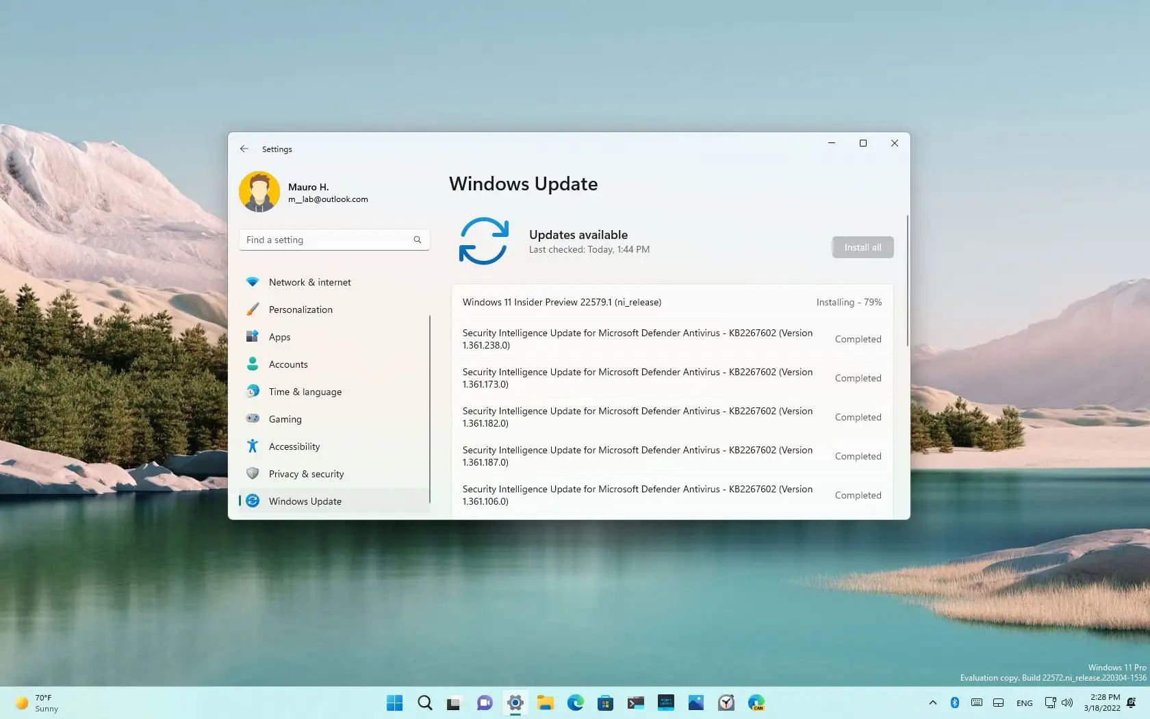 Windows 11 build 22579 med nya funktioner för insiders
