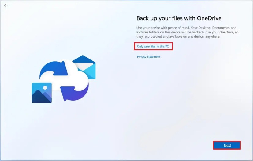 Microsoft-tilin OneDrive-asennus