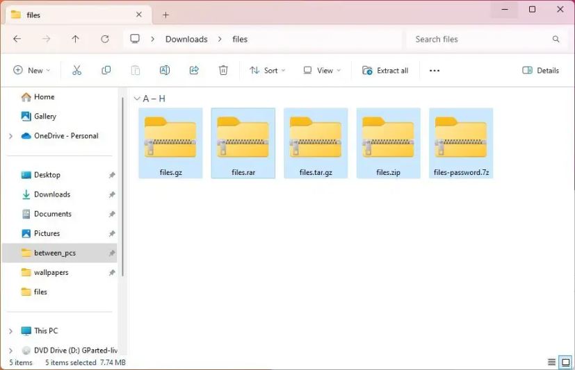 File Explorer purkaa RAR- ja 7-Zip-tiedostot