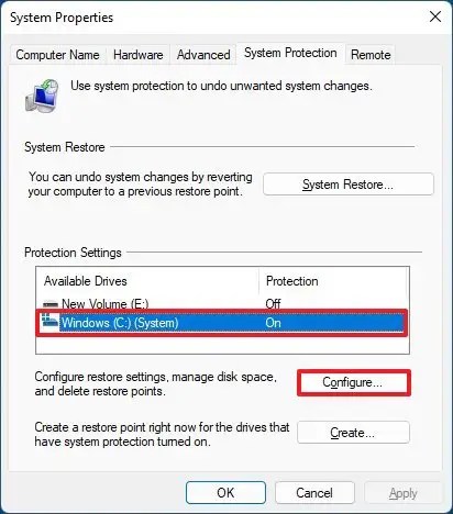 Beskyttelsesinnstillinger i Windows 11